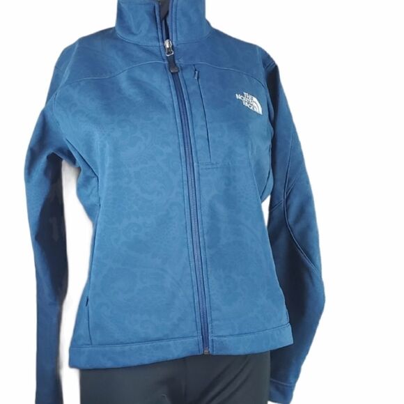 The North Face Blue Apex Floral Jacket - Picture 1 of 5
